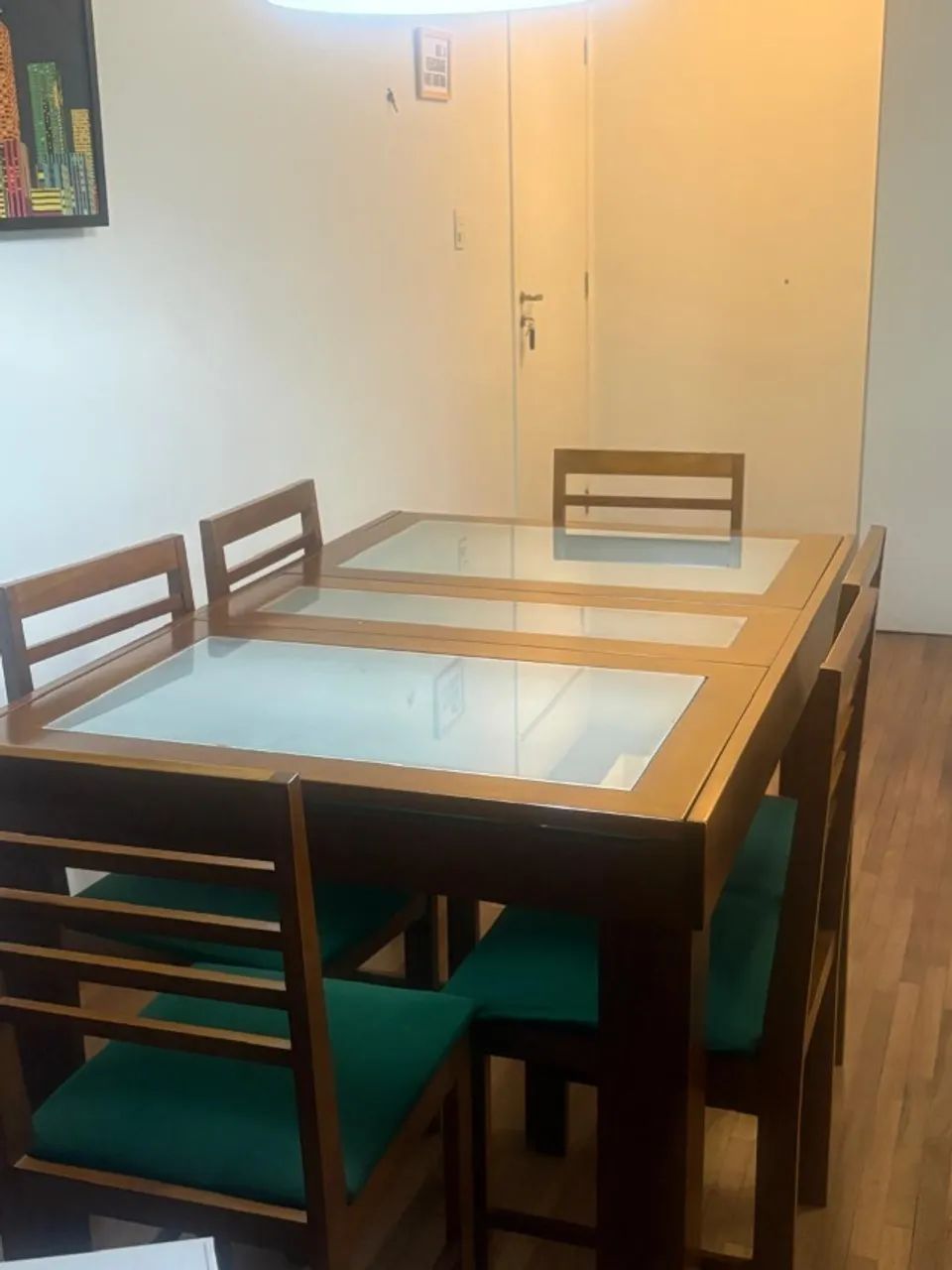 MESA DE JANTAR MADEIRA MACIÇA EXTENSÍVEL - Foto 2