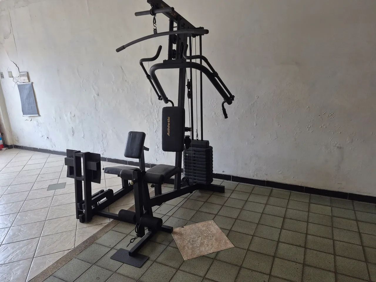 Estação de Musculação Athletic power plus com Leg press