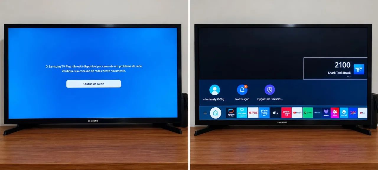 Smart TV Samsung LED 32? HD - R$ 700 - Foto 2