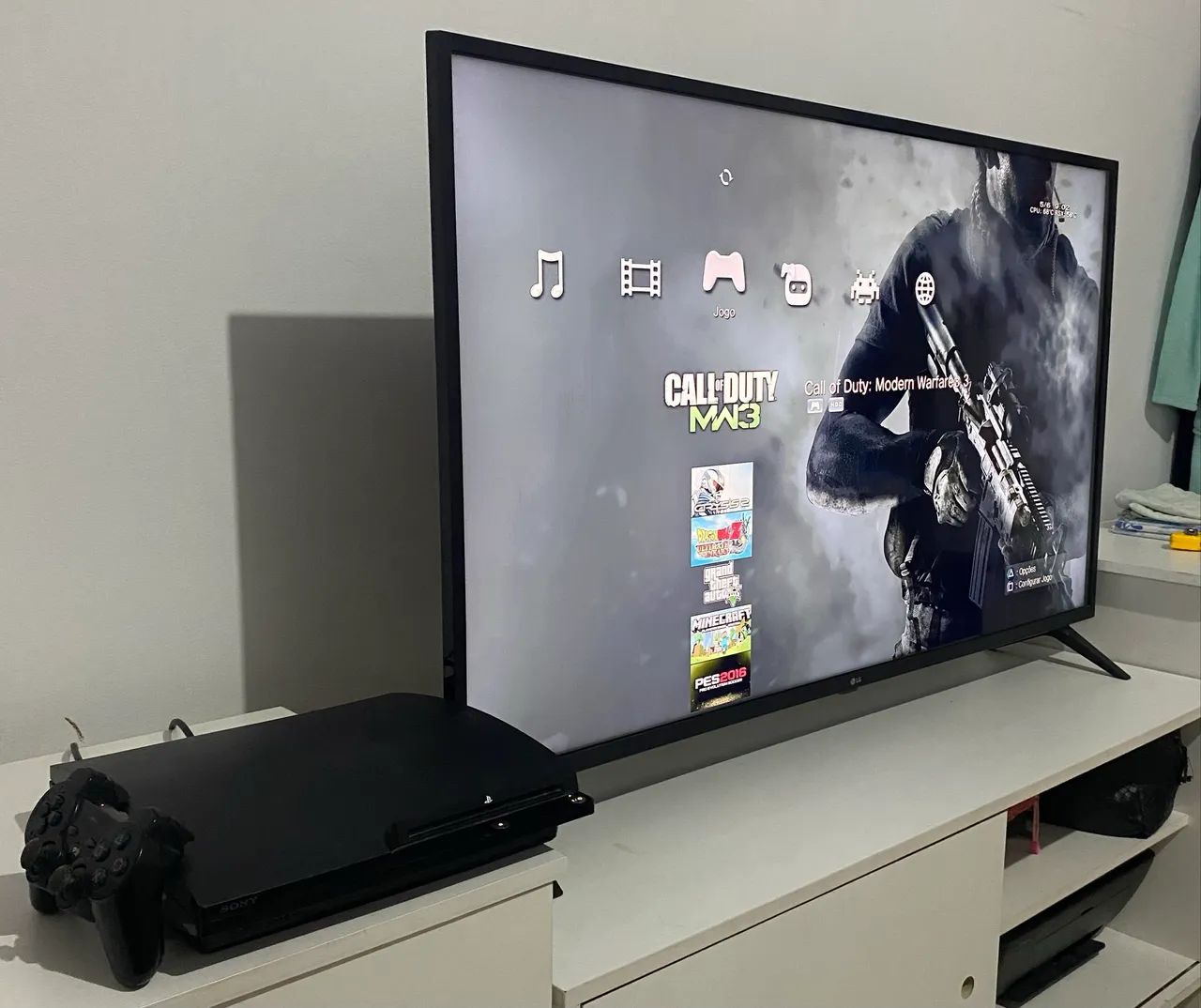 Ps3 com Jogos e Lojas/Entrega Grátis  - Foto 3