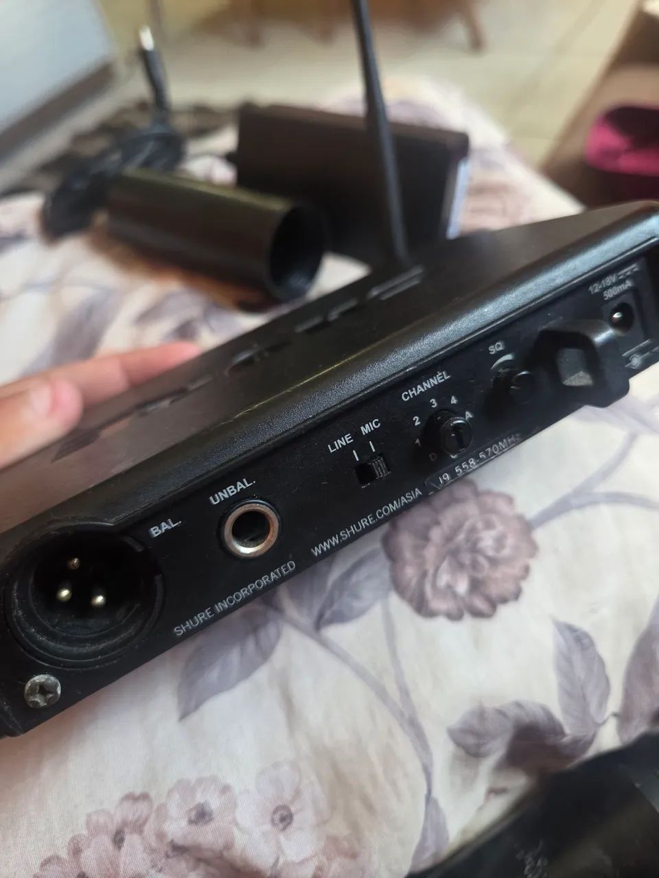 Microfone Shure sem Fio PG58 - Foto 4