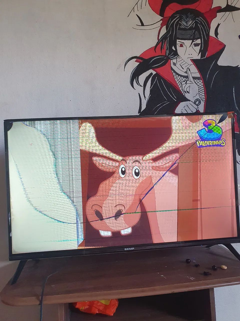 Tv semp smart android com defeito 