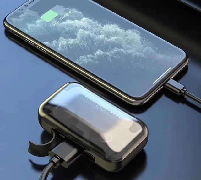 Fone Bluetooth 5.1 LED - Foto 4