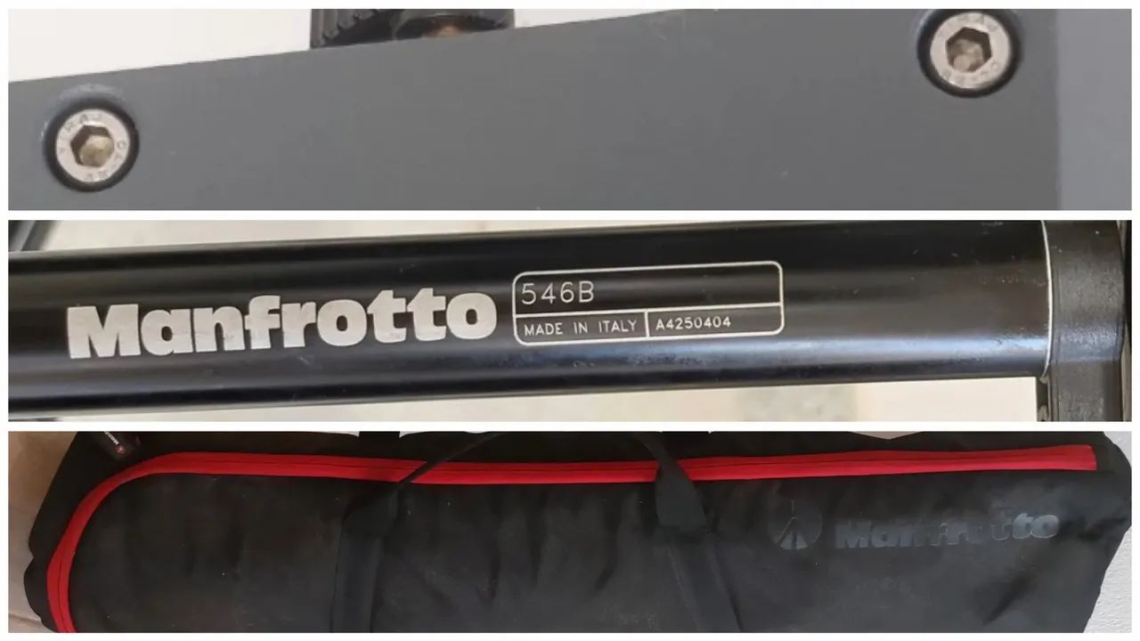 Tripé e Cabeça Fluído Manfrotto 504hd + Bag Preta (Usado) - Foto 4