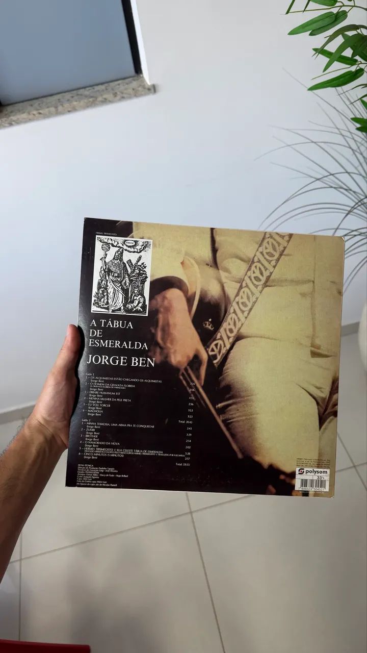 Disco de vinil LP Jorge Ben - Tábua de Esmeralda - Polysom - Foto 2