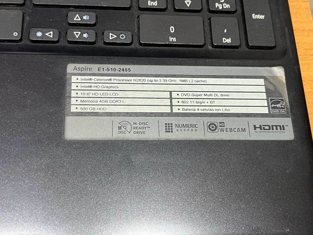 Notebook Acer Intel celeron (LEIA O ANÚNCIO) - Foto 2