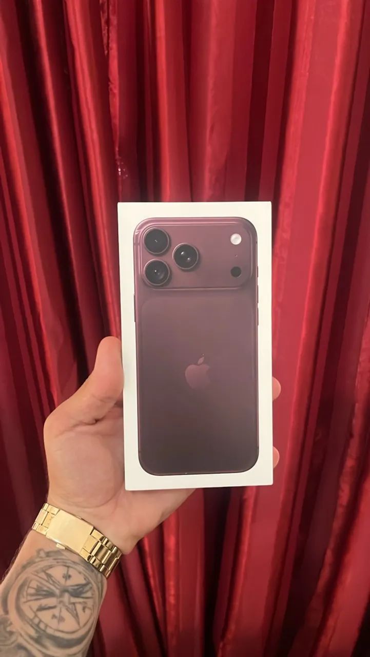 iPhone 18 Pro Max 256GB - Bordô - Lacrado - Foto 4