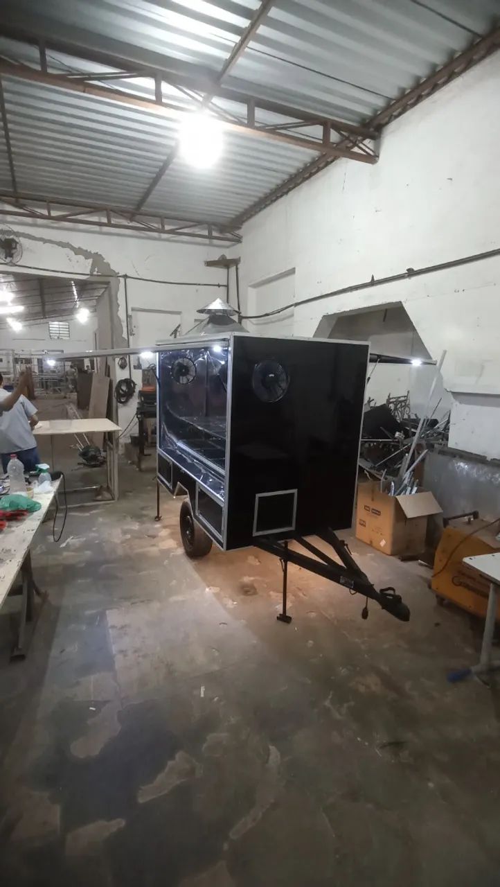 Micro Trailer de Espetinho Churrasco