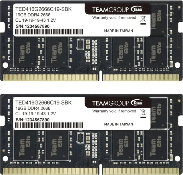 MEMORIA RAM DDR4 32GB 2X16GB 2666MHZ - GARANTIA 3 MESES - Memória