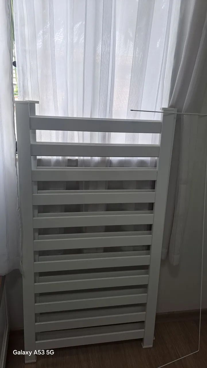 Jogo quarto bebê berço/cama cômoda e armario - Foto 6