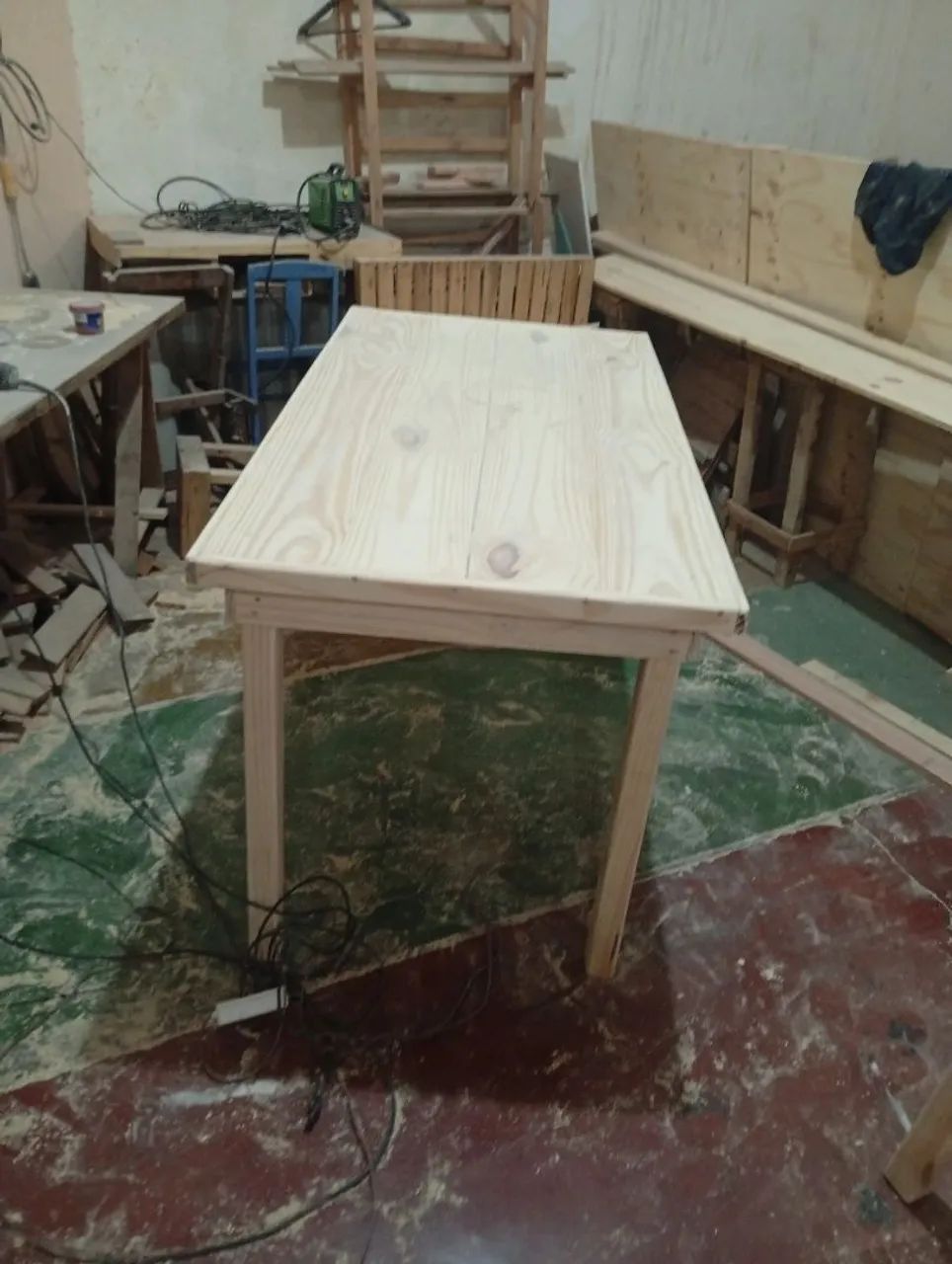 Mesa de madeira maciça 1,50x0, 80 - Foto 5