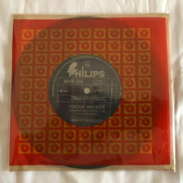Demis Roussos: Forever And Ever (1973) Disco Vinil Compacto - Foto 3