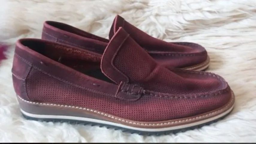 Sapato masculino de couro legítimo 39 - Foto 5