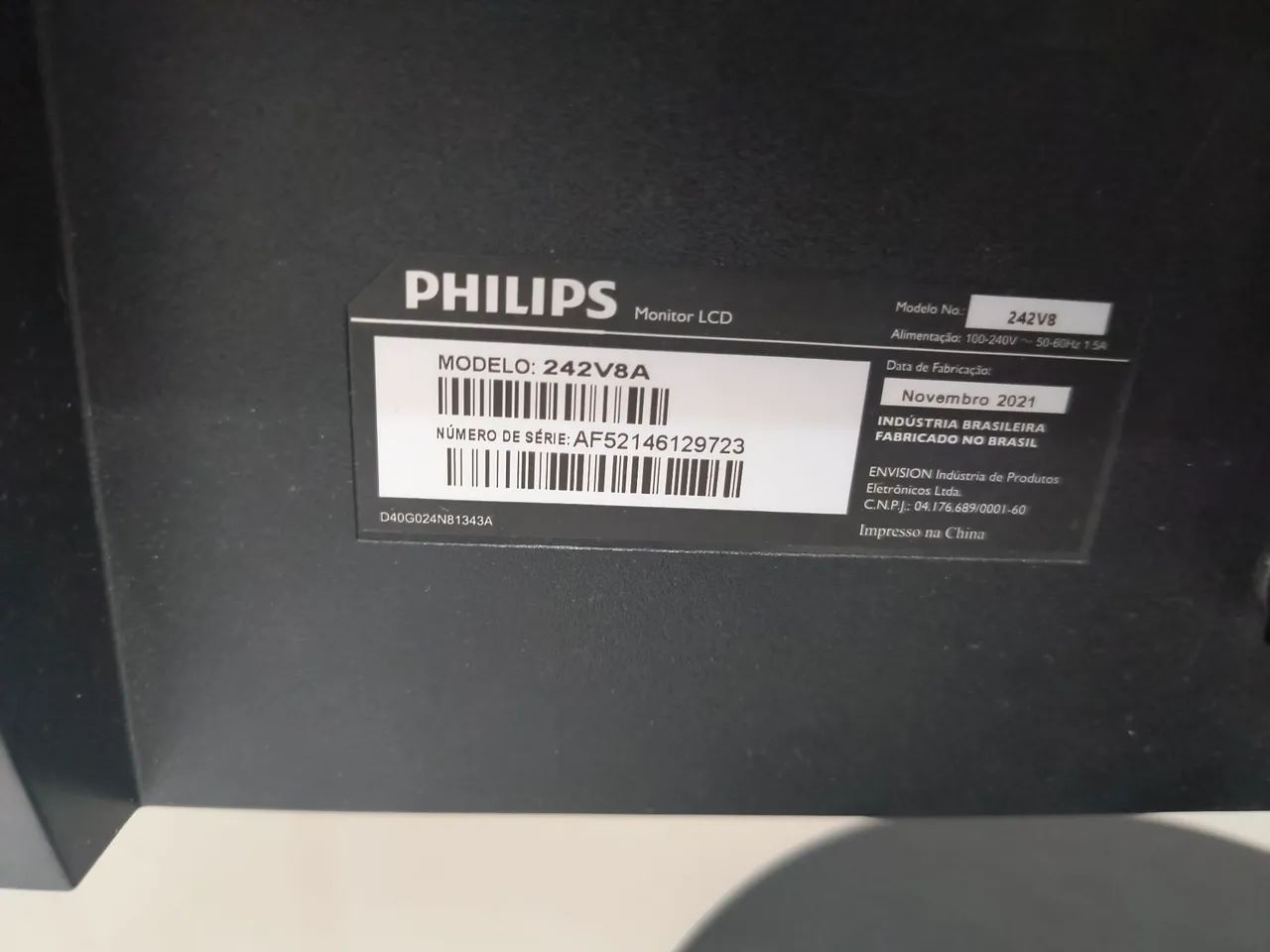 Monitor Philips 24pol 75hz com caixa - Foto 4
