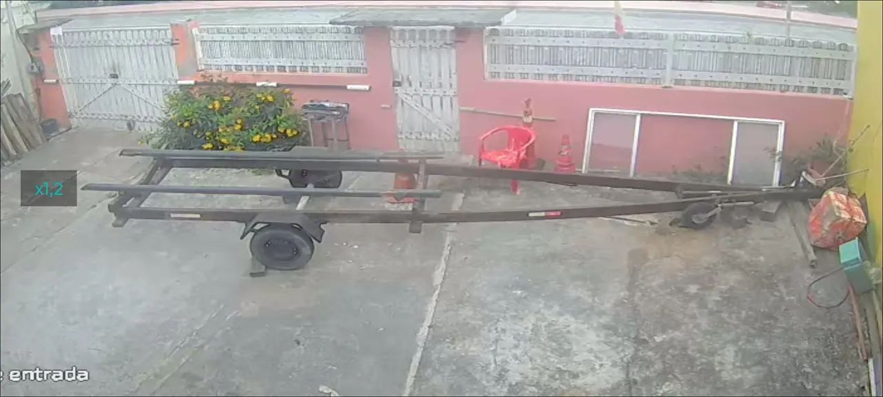 CARRETA DE MADEIRA para barco de até 7mt 