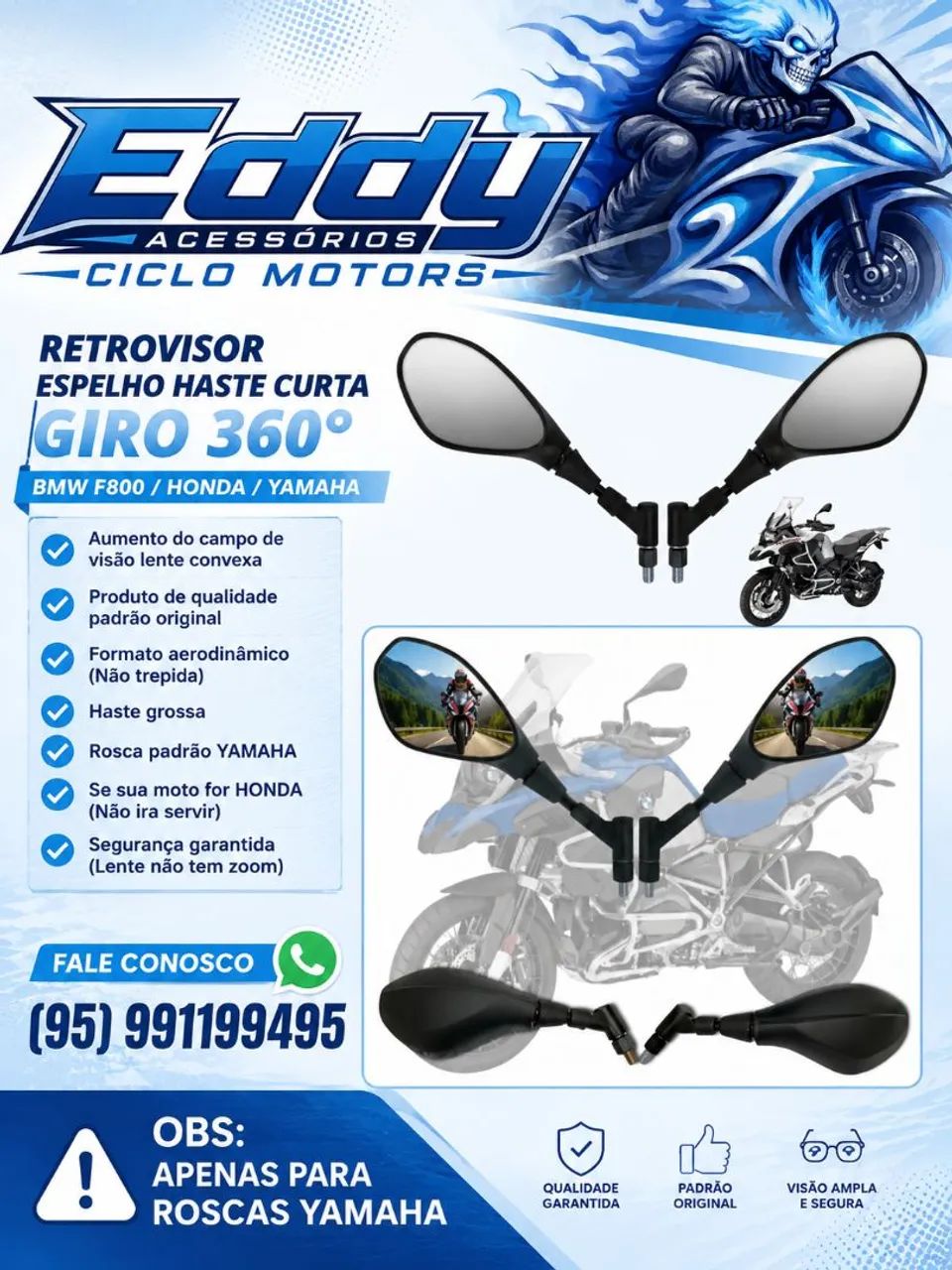 Acessórios para moto 