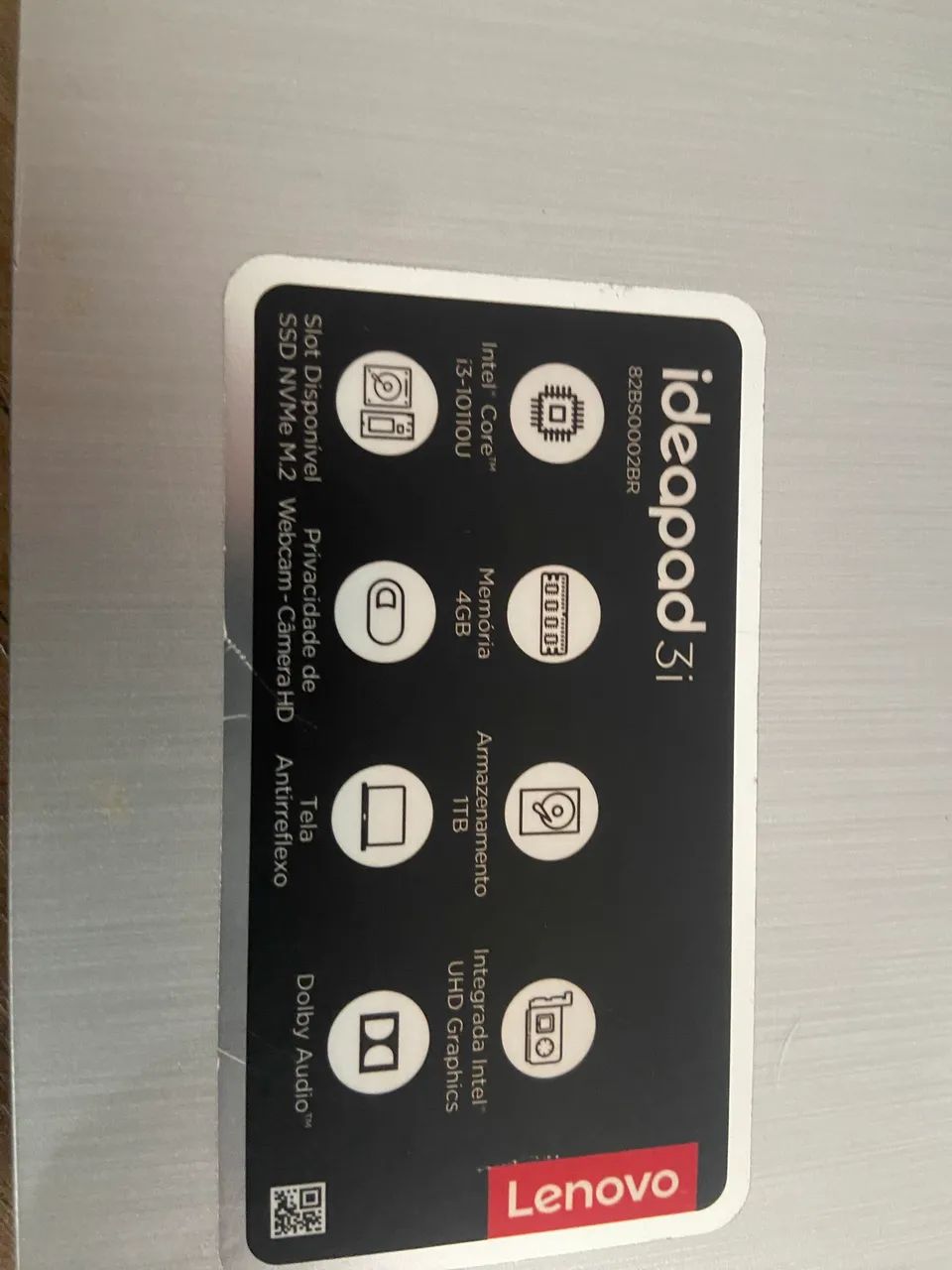 Notebook Lenovo idealpad 3i 