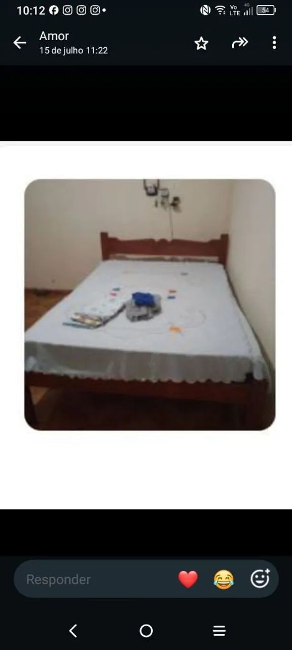 Calma de casal madeira 