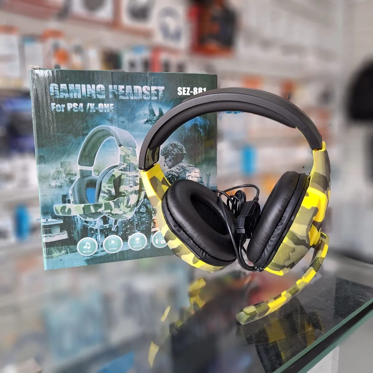 Headset para ps4 xbox e celular com microfone - entrega em são Luís e região 