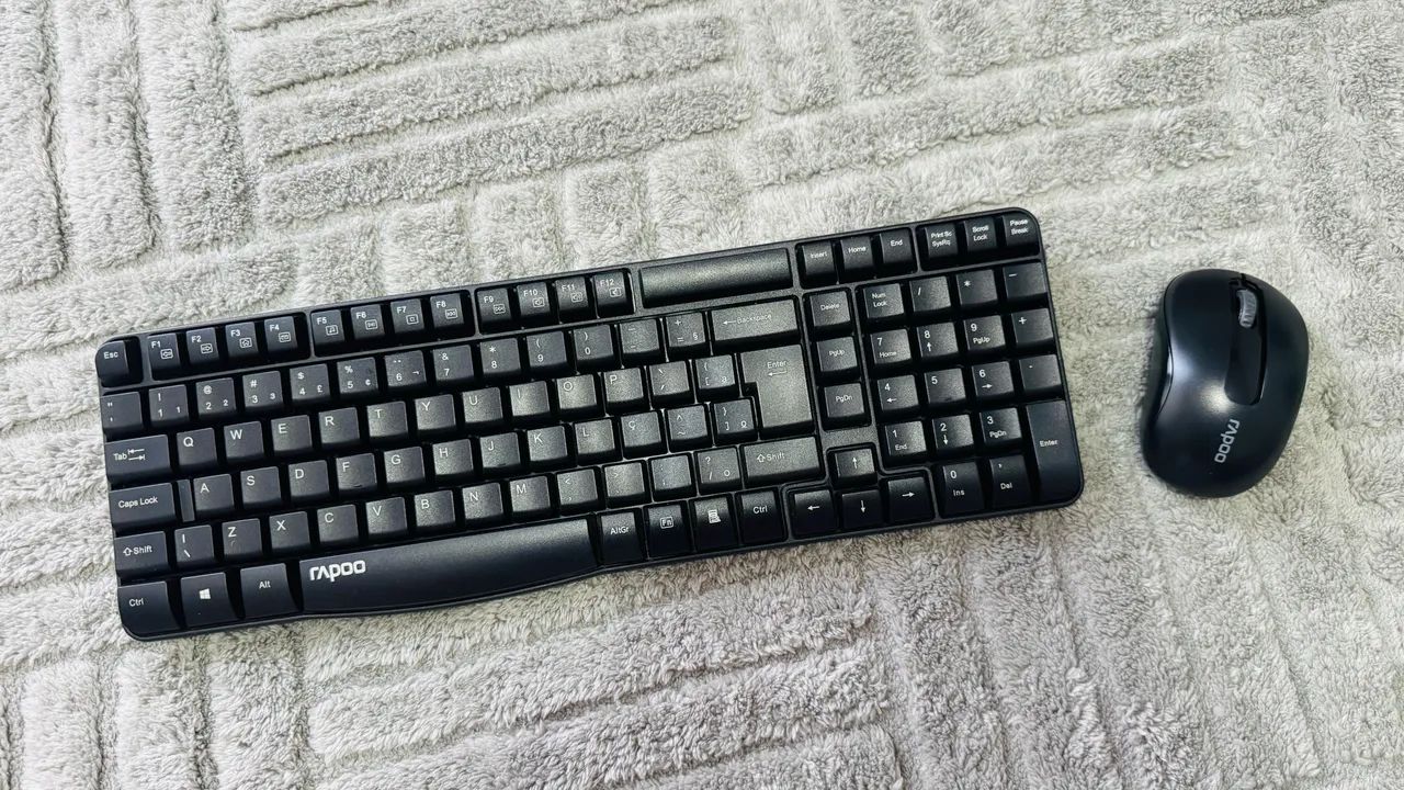 Teclado e mouse sem fio