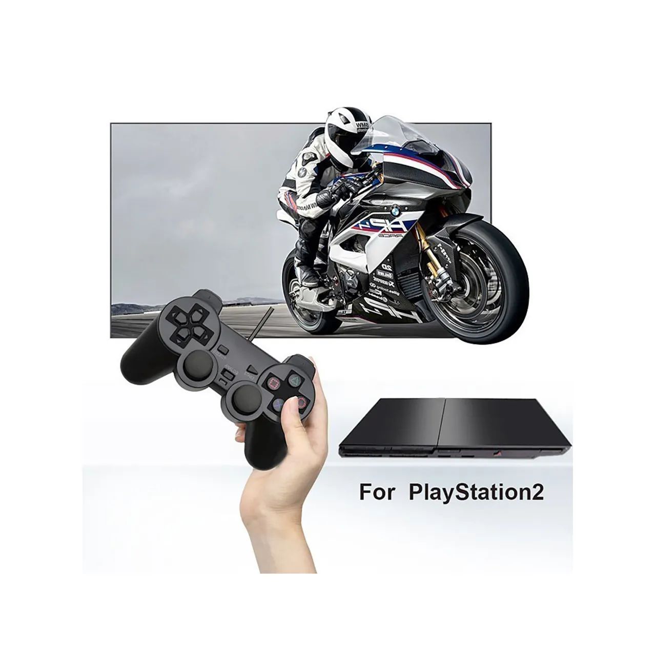 Controle para PS2 DualShock 2 com Fio - Analógico A051