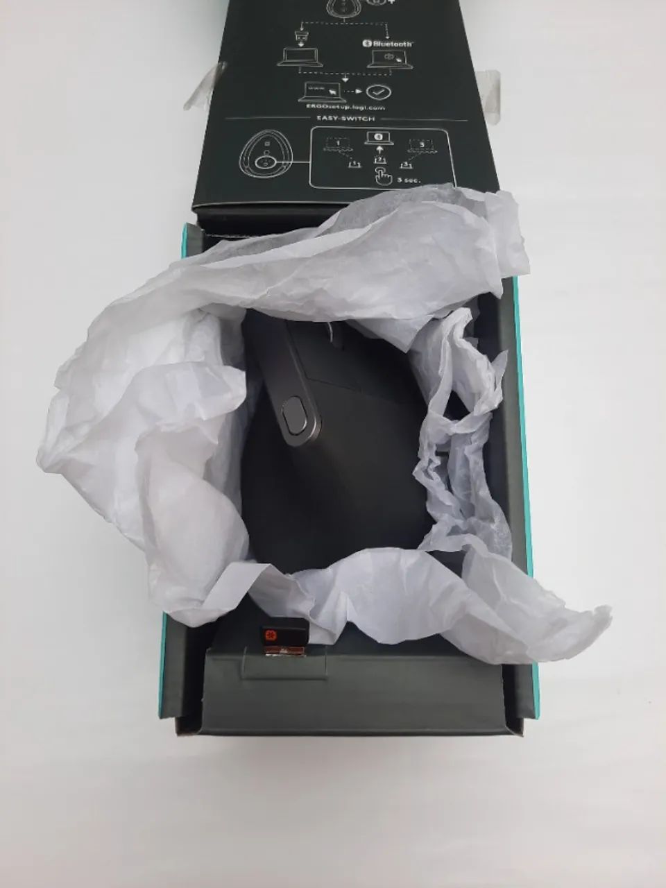 Mouse Logitech ergo MX Vertical seminovo! - Foto 2