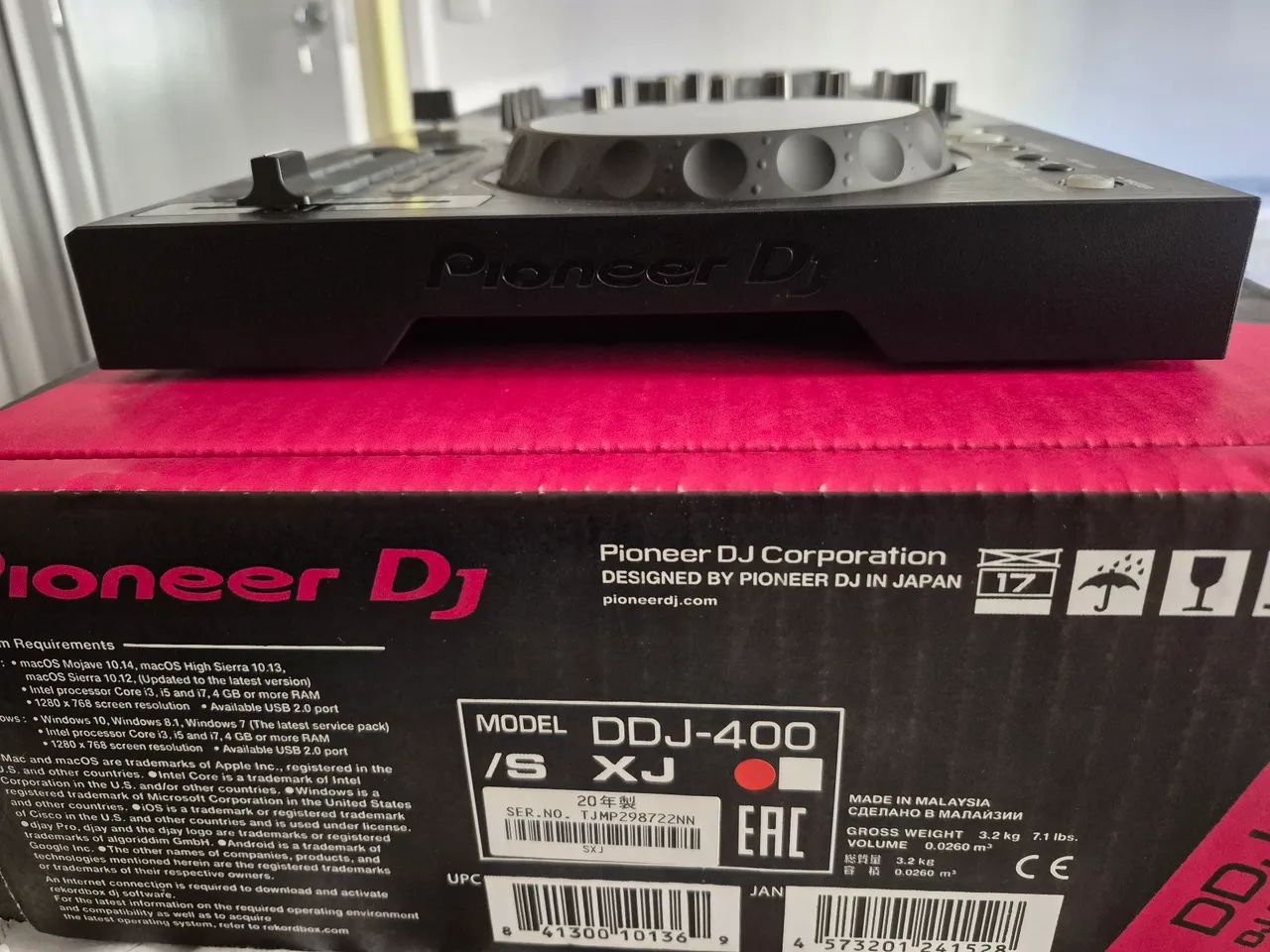 Controladora ddj 400 pionner