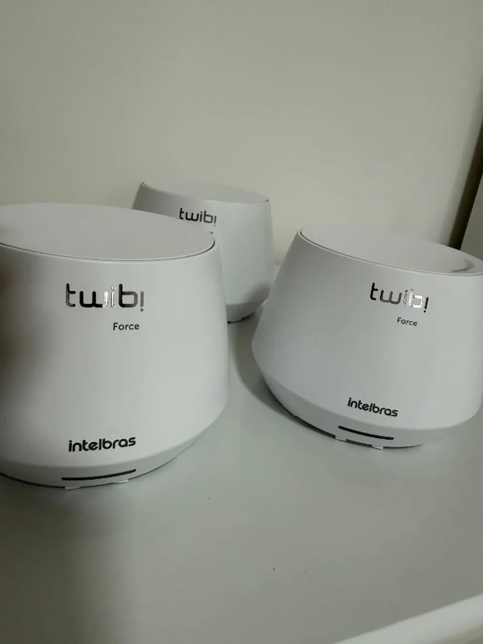 Roteador Mesh Sem Fio Wifi 6 1200mb Intelbras Twibi Force Ax Cor Branco