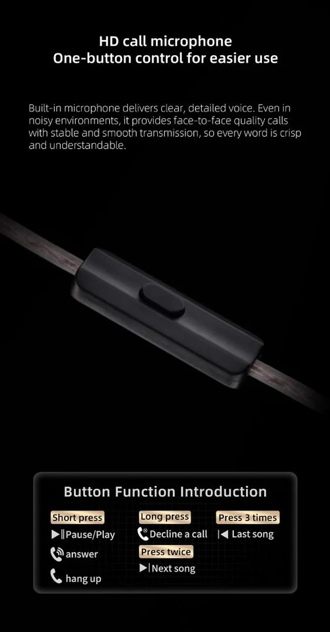 Fone Kz Eldar 3.5mm com microfone  fone gamer free fire pubg  - Foto 4