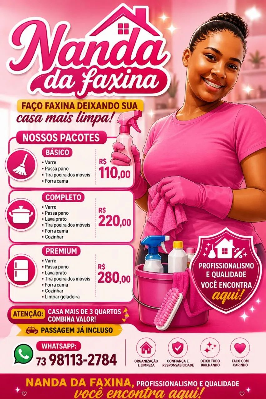 Doméstica faxina 
