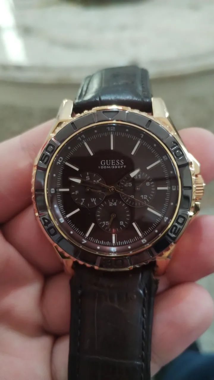 Relógio guess masculino na caixa