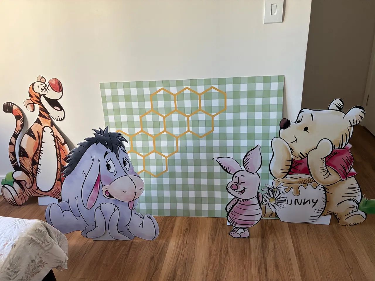 Kit 5 display/toten Pooh decoração 