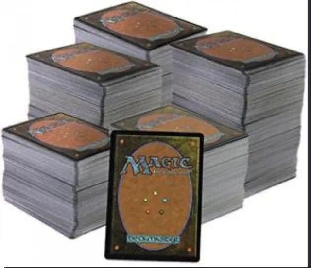 Lote De 500 Cards De Magic Com 10 Raras MTG