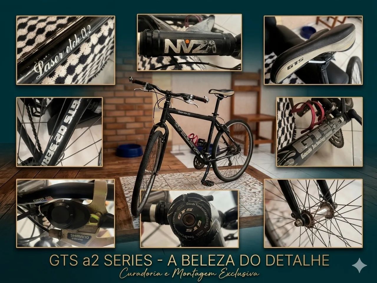 Bike GTS a2 Series Black Edition - Urbana Premium - Impecável e Exclusiva