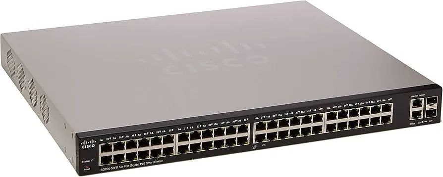 Switch Cisco Sg200 50 48 Portas Gigabit Gerenciável