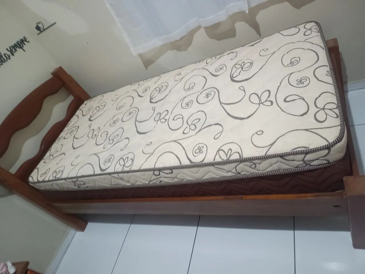 CAMA E COLCHÃO ( ANGELIN / EUROSONO )