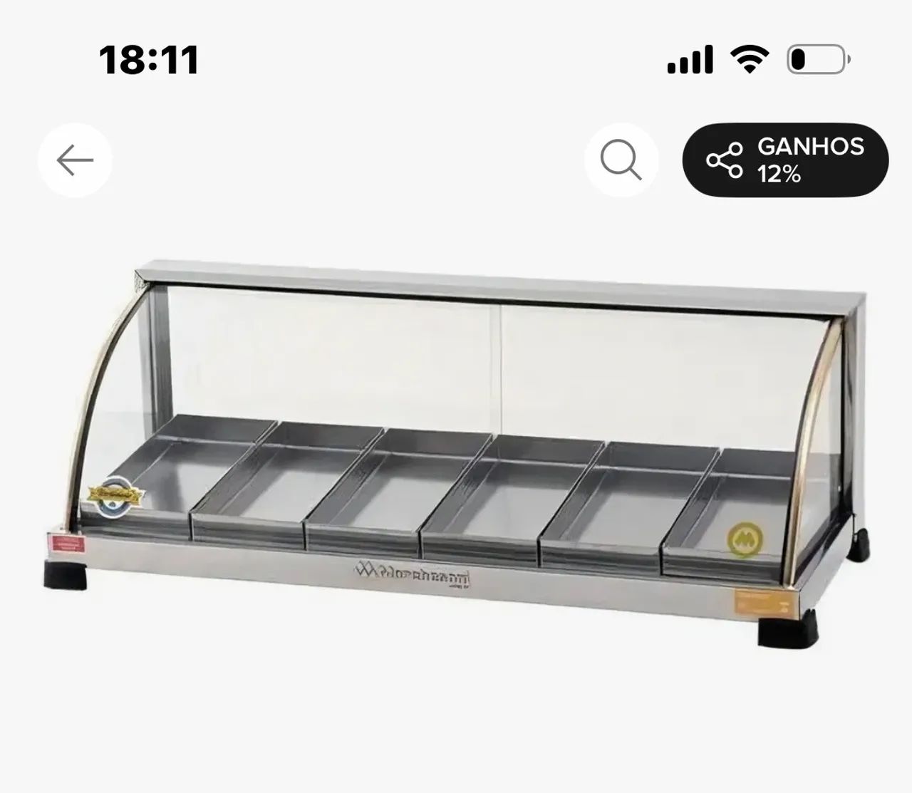Vende se expositor de alimentos 