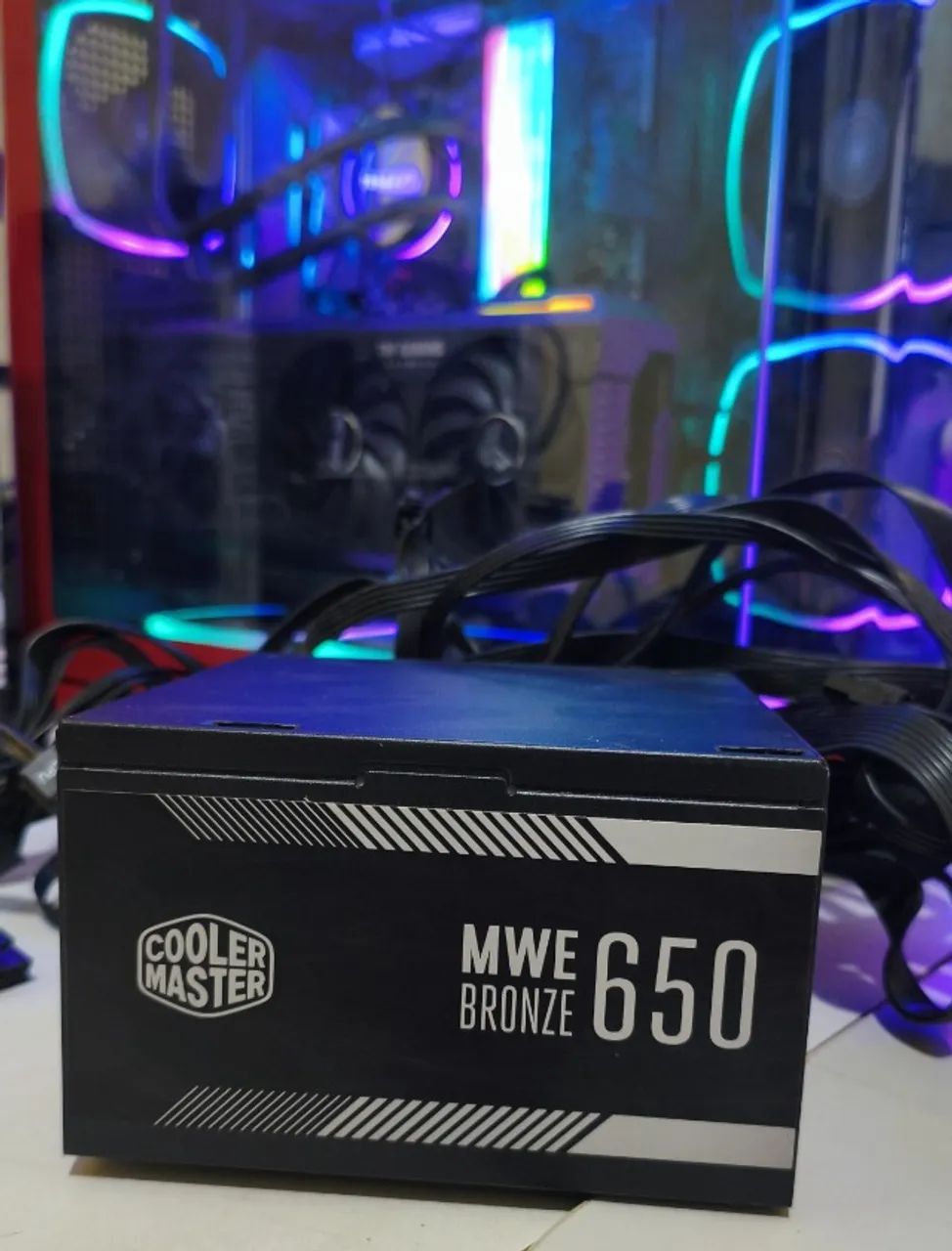 Fonte 80 Plus Cooler Master MWE 650W