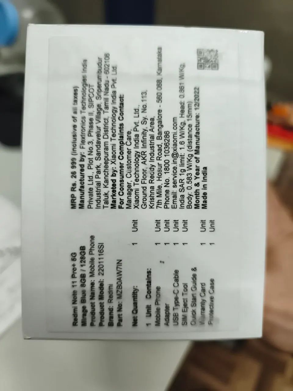 Redmi Note 11 Pro+ 5G Mirage Blue 8GB / 128GB - Foto 5