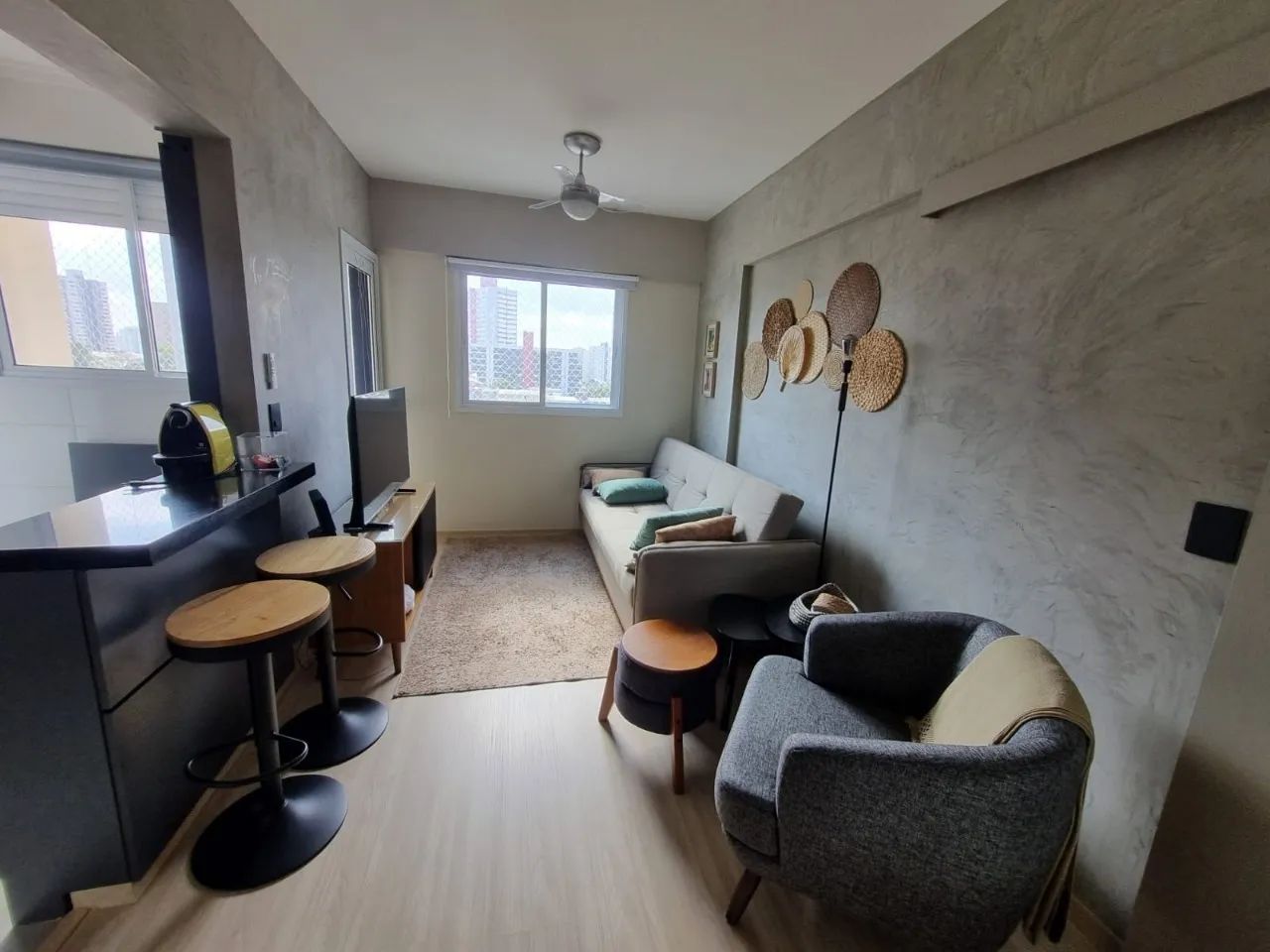 APTO 38M² SANTO ANDRÉ-1 DORM/ MOBILIADO C/ ELETROS - Foto 2