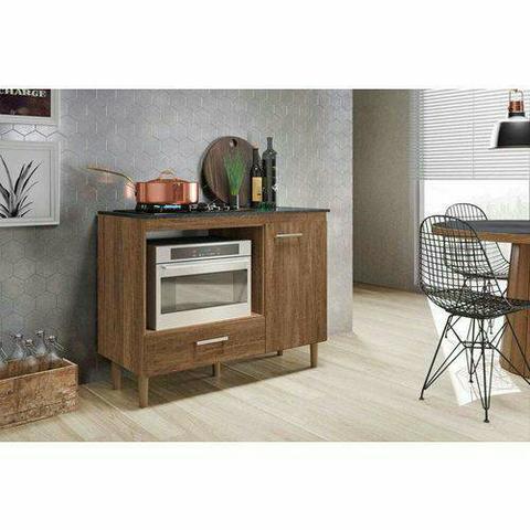 Balcão Para Fogão Cooktop e Forno. (FIT) 4 ou 5 Bocas