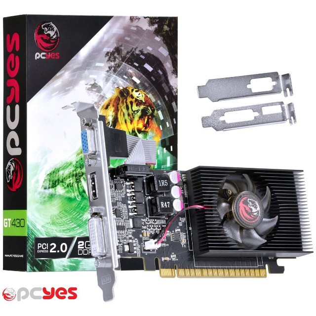 Placa de vídeo Nvidia Pcyes GT430 Nova
