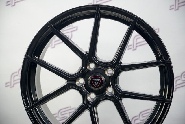 Rodas Vittoria San Diego Preto Semi-Brilho 5x112 - 19x8,5 aro 19 tala 8,5 - Foto 5