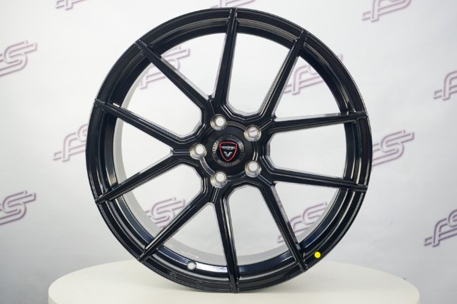 Rodas Vittoria San Diego Preto Semi-Brilho 5x112 - 19x8,5 aro 19 tala 8,5