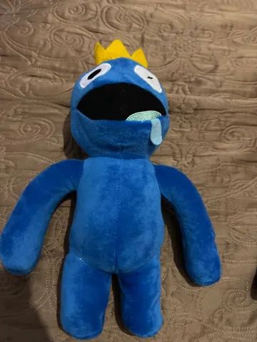 Boneco Blue Babão Rainbow Friends Jogo Roblox Azul Pelúcia