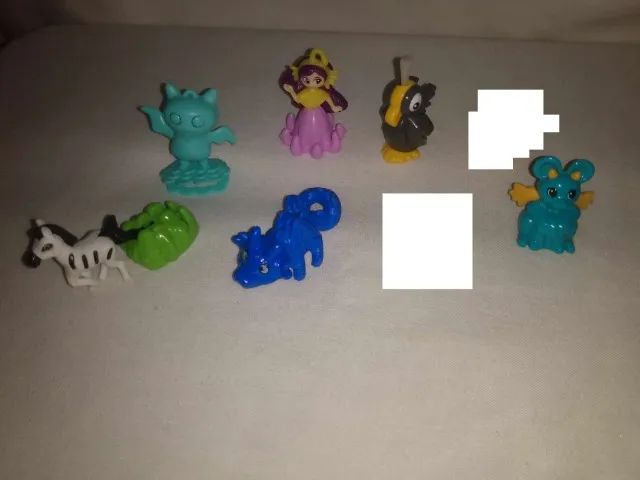 Lote 6 Brinquedos Kinder Ovo e Joy Ler Descrição  - Foto 4