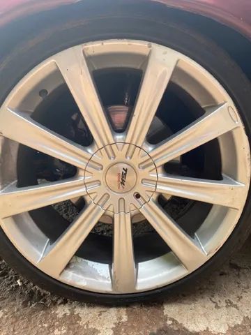 Roda tsw 19 multifuro 4 pneu novo