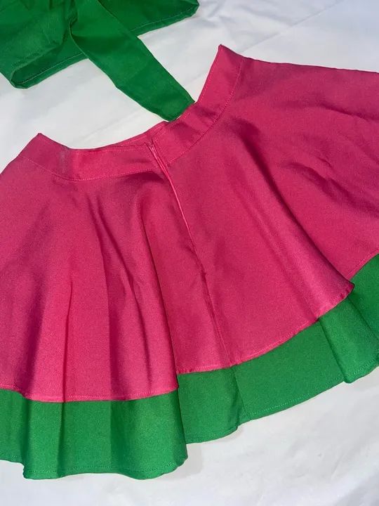 Conjunto carnaval tecido saia rodada - Foto 4