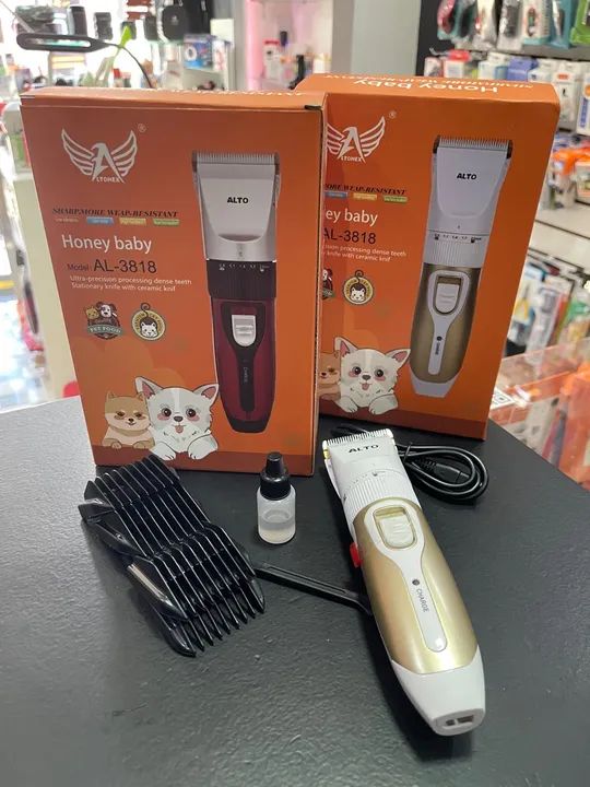 Máquina de Tosar Animais Profissional Recarregável altomex Al-3818 - Foto 6