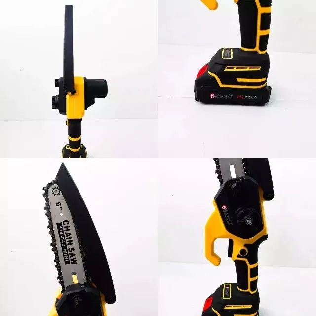 Mini Motoserra Com 2 baterias 25V e Cabo Extensor Multi Funções Nova Lacrada - Foto 3